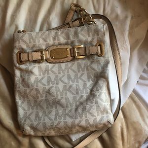 Michael Kors crossbody with matching card holder